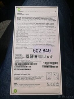 Iphone 16e, bílý, 128 GB - 1
