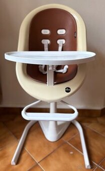 Mima Moon White/Camel Dětská Jídelní Sedačka
