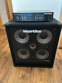 Prodám basovou sestavu HARTKE HA 3500 350W + BOX 4,5L 400W