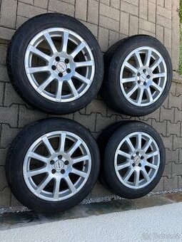 4x litá kola 5x100 R16, zimní pneu