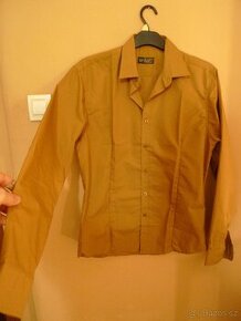 pánská košile BOLF hnědá XL