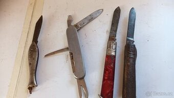 4x retro kapesní nožík - cena za vše