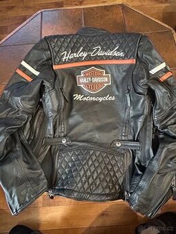 Harley Davidson kožená dámská jezdecká bunda vel. S