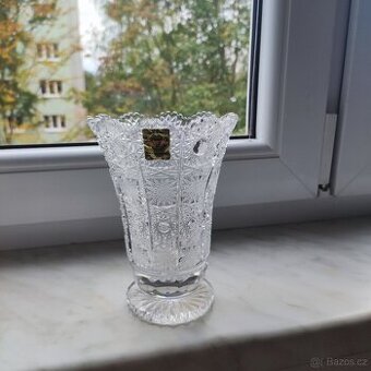 broušená váza ceasar crystal