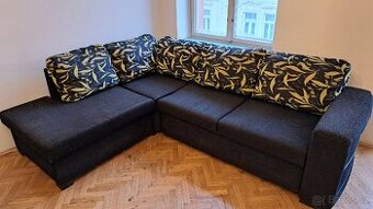 Rohový rozkládací gauč