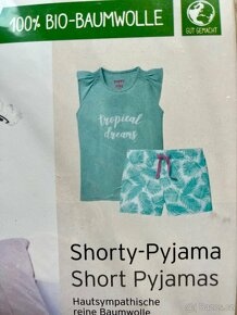 Krátké/letní/dívčí pyžámko n.o.v.é. vel.134/140 Tchibo/TCM