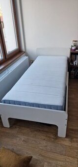 Rostoucí postel IKEA, matrace 200x80 IKEA