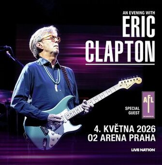Akce jen dnes 23.2.2026 Eric Clapton 4.5.2026