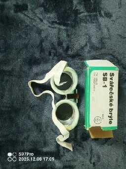 staré svářecí bríle retro kousek