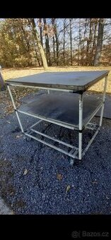 Pracovní stůl, pojízdný, bržděný