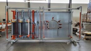 Rámový lis na dřevo, hydraulický lis, korpusový lis