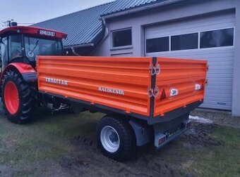 Vlek na traktor 3 stranné sklápění 4,8t