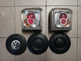 VW Transporter T4 - zadní tuning  světla+kryty středů kol