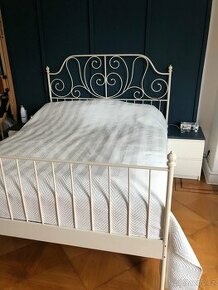 IKEA postel 160 x 200 cm, vysoká matrace IKEA