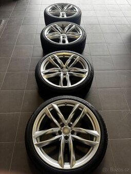 Kovaná kola Audi 20” se zánovními letními pneu 255/35/20