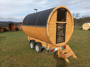 Pronájem mobilní sauny, mobilní sauna, venkovní finská sauna - 1