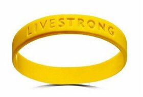 Silikonový náramek LIVESTRONG (ŽIJ NAPLNO) - 1