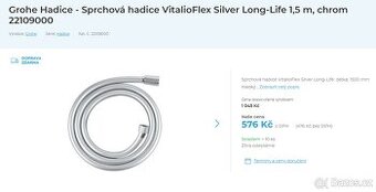 Grohe sprchová hadice