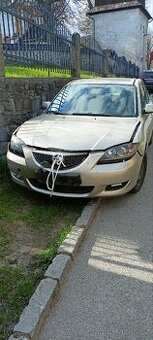 Mazda 3 1.6i 2006 sedan (nepojízdné)
