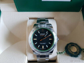 Rolex Milgauss 116400GV ciferník černý 28.10.2019 NOVINKA