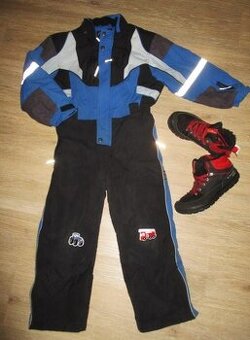 Zimní kombinéza - V3TEC, vel. 122 + boty DECATHLON - 33