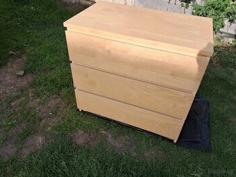 Ikea komoda Malm bříza 3 zásuvky.