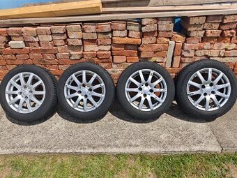 ALU 4x100 15" s celoročními pneu 195/55 R15