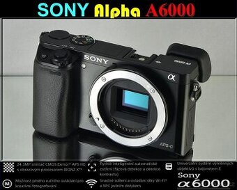 Sony A6000 24 Mpx Full HDVWi-Fi a NFC4900 Exp.