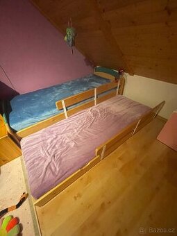 Postel s vysuvnym luzkem