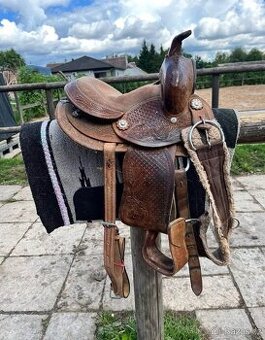 Westernové dětské sedlo 11”