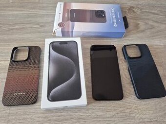 Apple iPhone 15Pro, Černý titan - TOP STAV