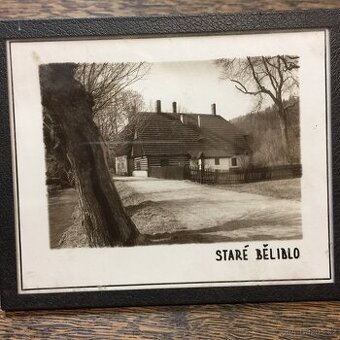 staré foto sklo rámeček Staré Bělidlo Ratibořice Jiří Špicar