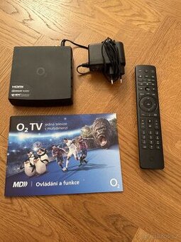 O2 settop box s dalkovým ovladačem