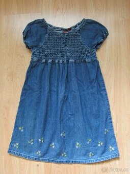 Dívčí šaty riflové vel. 116-122