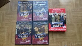 Agatha Christie, sada, 4 DVD, nové, Pupendo