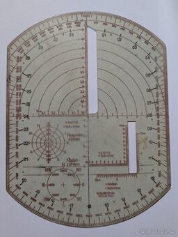 Německé letecké navigační pravítko