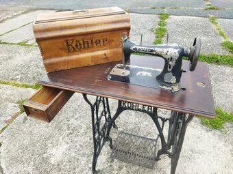 Starý šicí stroj Köhler
