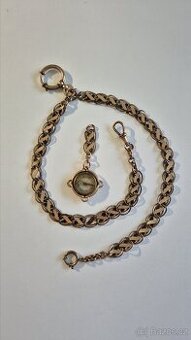 Dvojitý šatlén k hodinkám