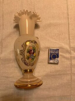 skleněná váza Bohemia Crystal