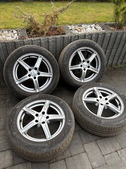 Alu kola 5x108 včetně letních pneu 205/55R16