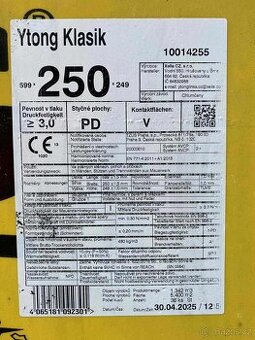 Ytong Klasik 599x250x249 PD.