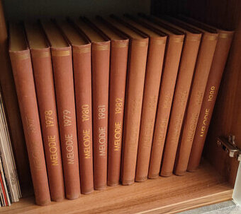 Svázaný časopis Melodie ročník 1977-1988