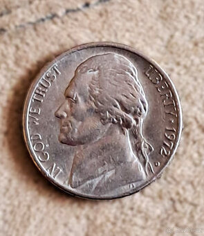 USA MINCE FIVE CENTS 2 ks, 1969, 1972