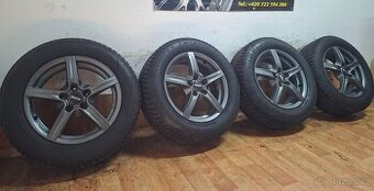 Alu kola R16 5x112 Alutec + zimní pneu 215/60/16 Dunlop