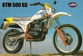 Plakát KTM Enduro GS 500