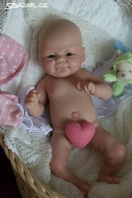 Roztomilé silikonové miminko holčička 36cm - 1