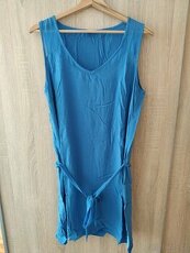 Modré letní šaty Camaieu - 1