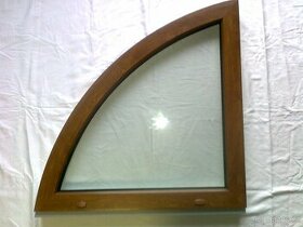 Čtvrtkruhové fixní okno VEKRA, 80 cmx 80 cm - 1