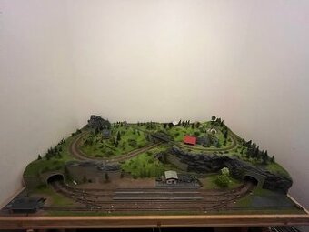 Kolejiště TT 1:120 rozm. 180x110 - 1