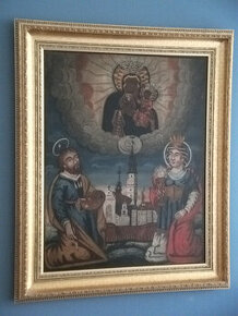 Barokní obraz Černé madony - 1